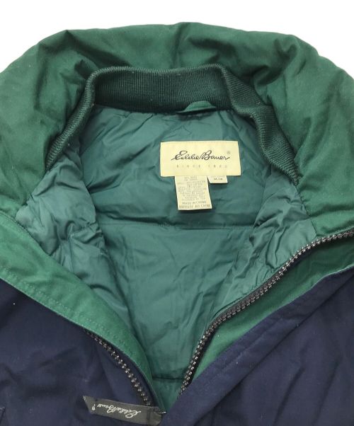 Eddie Bauer（エディーバウアー）Eddie Bauer (エディーバウアー) 【古着】復刻リッジラインダウンジャケット　00’ｓ ネイビー サイズ:Mの古着・服飾アイテム