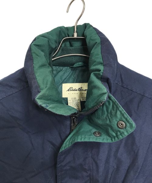 Eddie Bauer（エディーバウアー）Eddie Bauer (エディーバウアー) 【古着】復刻リッジラインダウンジャケット　00’ｓ ネイビー サイズ:Mの古着・服飾アイテム