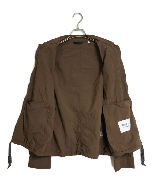 theory（セオリー）theory (セオリー) Feather Nylon MJ202/ナイロンジャケット ブラウン サイズ:Sの古着・服飾アイテム
