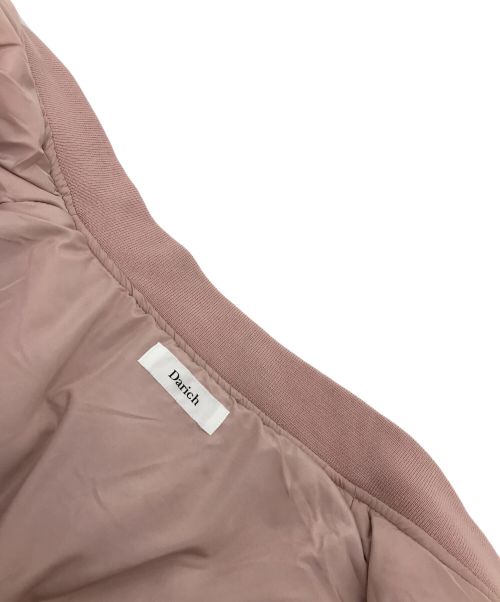 darich（ダーリッチ）Darich (ダーリッチ) ボリュームギャザーMA-1 ピンク サイズ:FREEの古着・服飾アイテム