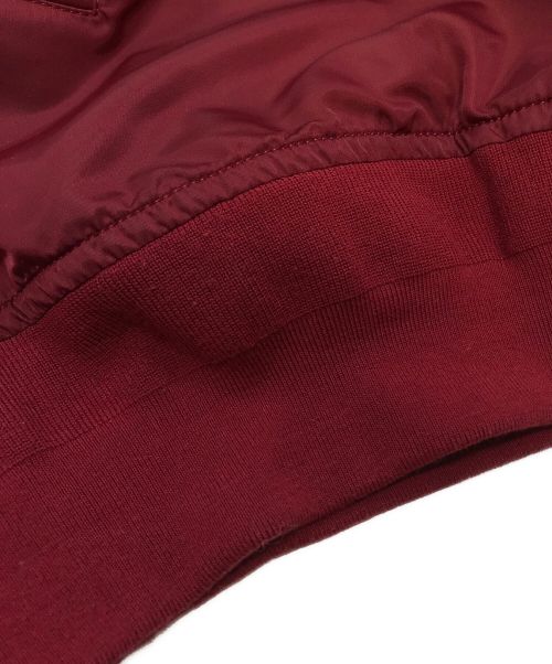 sacai（サカイ）sacai (サカイ) 22AW 変形ブルゾン ブラウン×レッド サイズ:2の古着・服飾アイテム