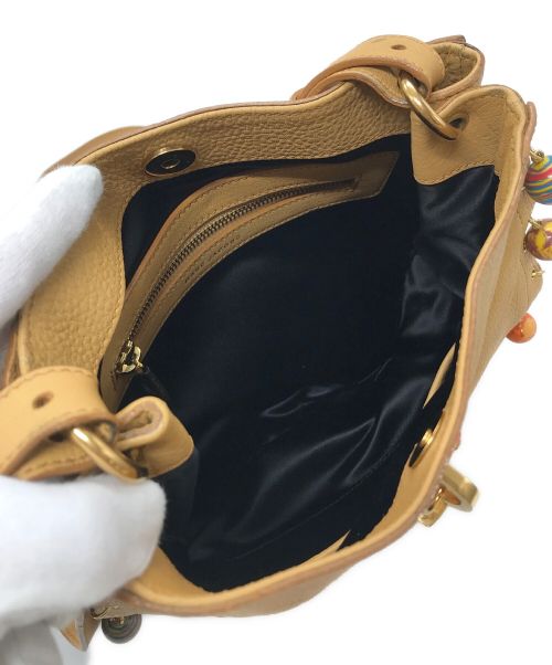 MARC JACOBS（マークジェイコブズ）MARC JACOBS (マーク ジェイコブス) ヴィンテージビーズショルダーバッグ ベージュ サイズ:実寸参照の古着・服飾アイテム