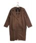 MARK BAIGENT（マークベイジェント）の古着「刺子ワイドチェスターコート」｜ブラウン