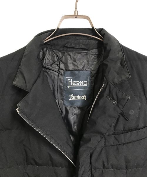HERNO（ヘルノ）HERNO (ヘルノ) ダウンジャケット　アウター ブラック サイズ:46の古着・服飾アイテム
