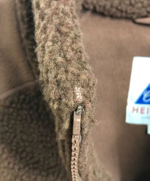 Cape HEIGHTS（ケープハイツ）CAPE HEIGHTS (ケープハイツ) BREAKHEART FLEECE Jacket ブレイクハート　フリースジャケット　ボアジャケット ブラウン サイズ:Sの古着・服飾アイテム