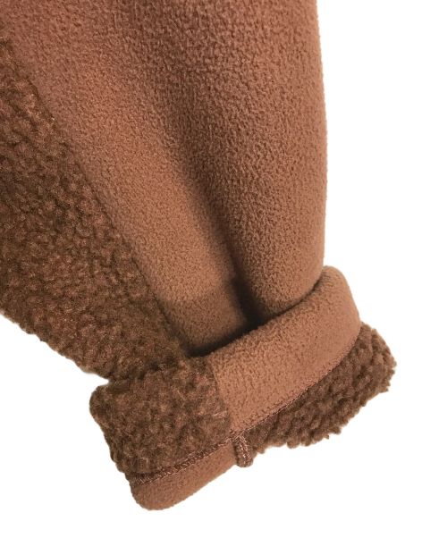 Cape HEIGHTS（ケープハイツ）CAPE HEIGHTS (ケープハイツ) BREAKHEART FLEECE Jacket ブレイクハート　フリースジャケット　ボアジャケット ブラウン サイズ:Sの古着・服飾アイテム