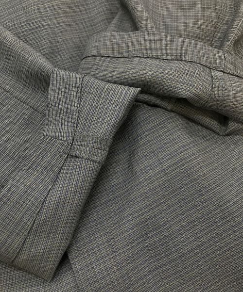 green label relaxing（グリーンレーベルリラクシング）green label relaxing (グリーンレーベルリラクシング) T/W ステンカラー コート グレー サイズ:Lの古着・服飾アイテム