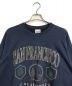 Hanes (ヘインズ) 【古着】プリントスウェット　80年代 ネイビー サイズ:XL：3980円