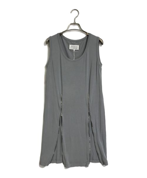Maison Margiela（メゾンマルジェラ）Maison Margiela (メゾンマルジェラ) Maison Margiela　　ジップデザインミニワンピース　S51CT0429　 グレー サイズ:40の古着・服飾アイテム
