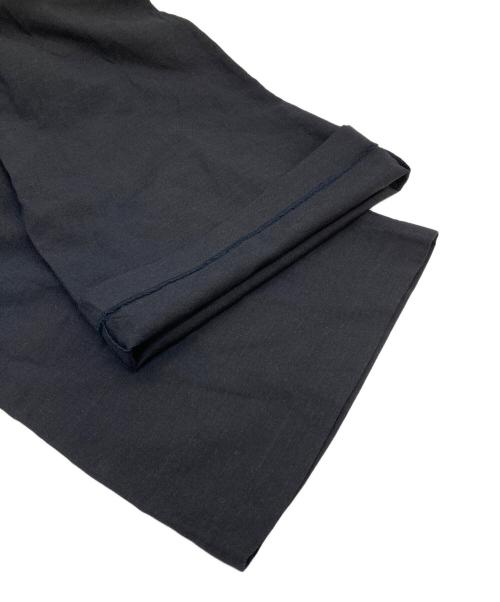 MARGARET HOWELL（マーガレットハウエル）MARGARET HOWELL (マーガレットハウエル) FOX BROTHERS生地ウールワイドパンツ ネイビー サイズ:2の古着・服飾アイテム