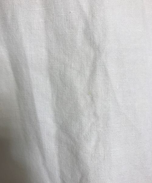 RALPH LAUREN Purple Label（ラルフ ローレン パープル レーベル）RALPH LAUREN PURPLE LABEL (ラルフ ローレン パープル レーベル) リネンスカート　ミディスカート ホワイト サイズ:4の古着・服飾アイテム