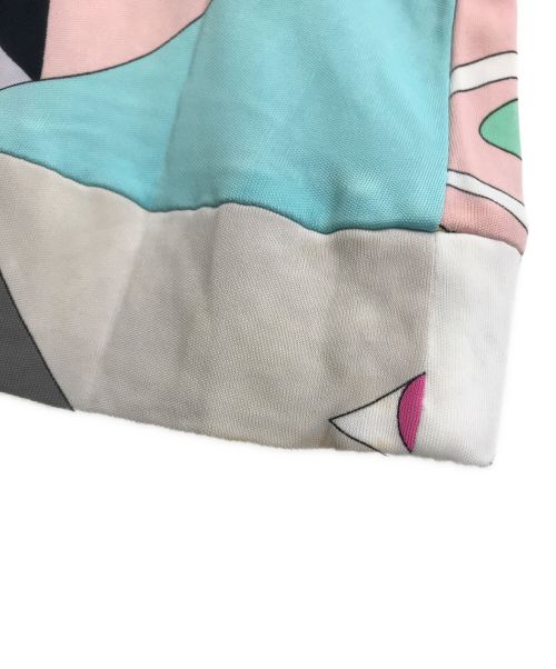 Emilio Pucci（エミリオ プッチ）Emilio Pucci (エミリオ プッチ) 総柄ワンピース　レーヨンワンピース　ロングワンピース マルチカラー サイズ:38の古着・服飾アイテム