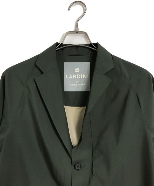 LARDINI BY YOSUKE AIZAWA（ラルディーニ バイ ヨウスケ アイザワ）LARDINI BY YOSUKE AIZAWA (ラルディーニ バイ ヨウスケ アイザワ) 相澤陽介 3Bジャケットテーラージャケット(レーザーカット) ジャケット　tailored jacket オリーブ/カーキ サイズ:Sの古着・服飾アイテム