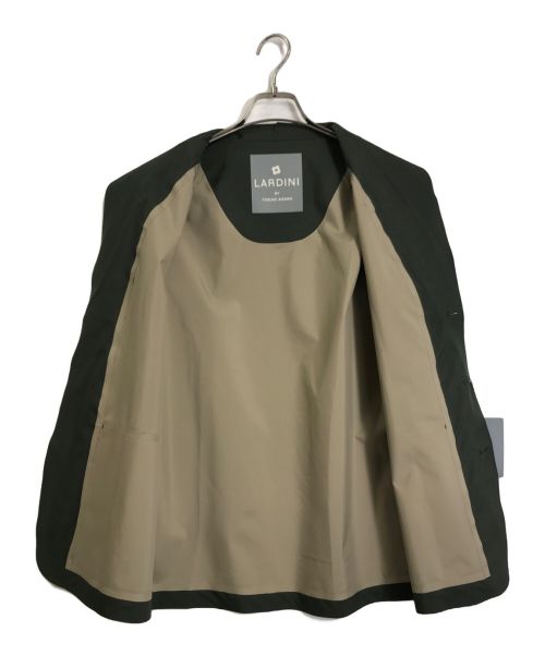 LARDINI BY YOSUKE AIZAWA（ラルディーニ バイ ヨウスケ アイザワ）LARDINI BY YOSUKE AIZAWA (ラルディーニ バイ ヨウスケ アイザワ) 相澤陽介 3Bジャケットテーラージャケット(レーザーカット) ジャケット　tailored jacket オリーブ/カーキ サイズ:Sの古着・服飾アイテム