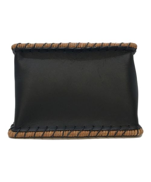 The Bagmati（ザバグマティ）The Bagmati (ザバグマティ) スクエアカゴミニショルダーバッグ/カゴバック/ミニショルダーバック ブラウン×ブラック サイズ:実寸参照の古着・服飾アイテム