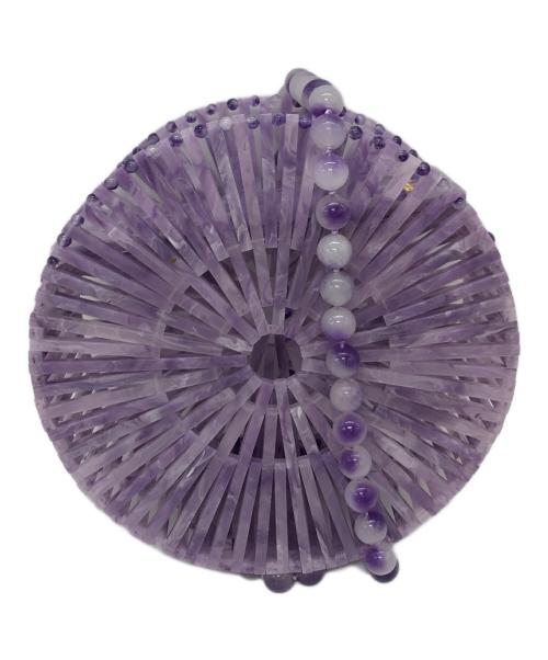 CULT GAIA（カルトガイア）CULT GAIA (カルトガイア) Acrylic Luna Shoulder Bag/アクリルルナ/アクリルバッグ パープル サイズ:実寸参照の古着・服飾アイテム