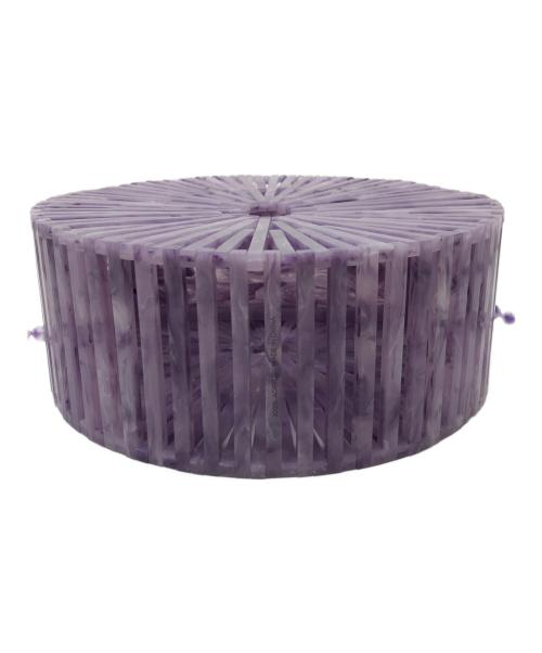 CULT GAIA（カルトガイア）CULT GAIA (カルトガイア) Acrylic Luna Shoulder Bag/アクリルルナ/アクリルバッグ パープル サイズ:実寸参照の古着・服飾アイテム