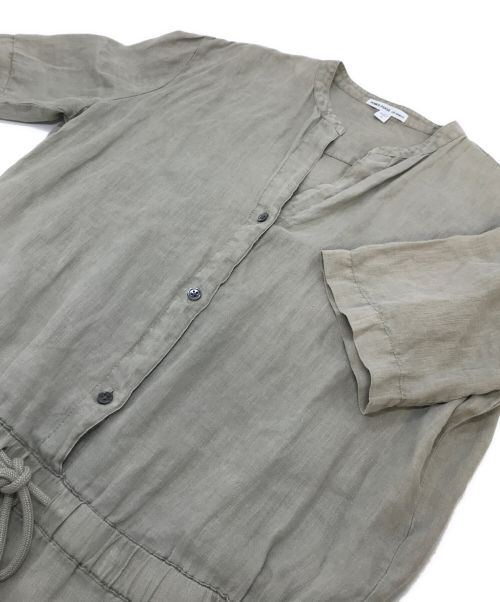 JAMES PERSE（ジェームスパース）JAMES PERSE (ジェームスパース) ライトウェイトリネン ジャンプスーツ/Coveralls ベージュ サイズ:Mの古着・服飾アイテム