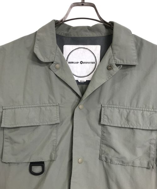 BURLAP OUTFITTER（バーラップアウトフィッター）セットアップ 別注 SupplexNylon S/S SHIRTS SupplexNylon CARGO1/2  半袖シャツ　ハーフパンツ　カーゴパンツ  アウトドア　ミリタリー　ナイロンの古着・服飾アイテム