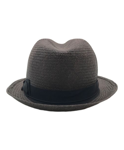 BORSALINO（ボルサリーノ）BORSALINO (ボルサリーノ) オリエンタルパナマハット　ハット　メンズ帽子 ブラウン サイズ:59の古着・服飾アイテム