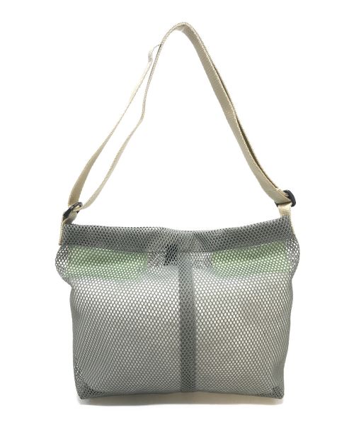 ALWAYTH（オールウェイズ）ALWAYTH (オールウェイズ) メッシュサコッシュ ショルダーメッシュバッグ stone flow shoulder オリーブ サイズ:実寸参照の古着・服飾アイテム