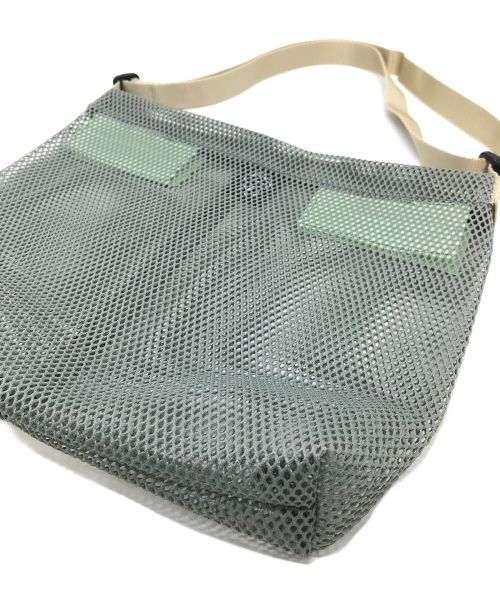 ALWAYTH（オールウェイズ）ALWAYTH (オールウェイズ) メッシュサコッシュ ショルダーメッシュバッグ stone flow shoulder オリーブ サイズ:実寸参照の古着・服飾アイテム