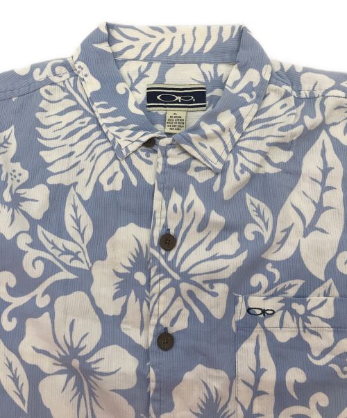Ocean Pacific（オーシャンパシフィック）Ocean Pacific (オーシャンパシフィック) 【古着】アロハシャツ　半袖シャツ ブルー×ホワイト サイズ:XLの古着・服飾アイテム