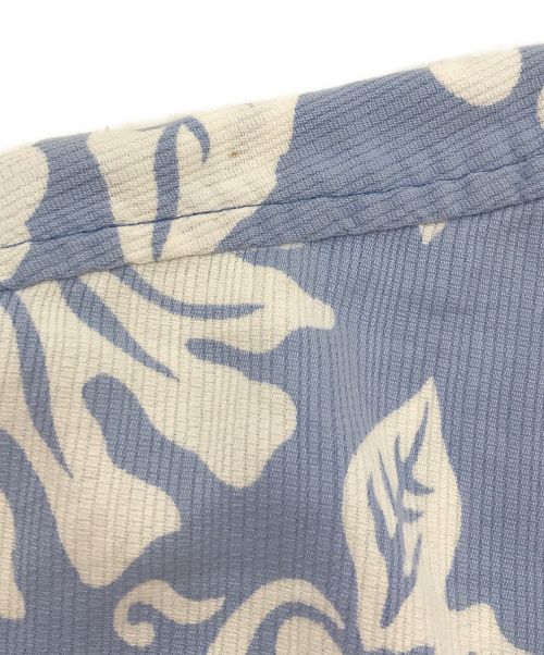 Ocean Pacific（オーシャンパシフィック）Ocean Pacific (オーシャンパシフィック) 【古着】アロハシャツ　半袖シャツ ブルー×ホワイト サイズ:XLの古着・服飾アイテム