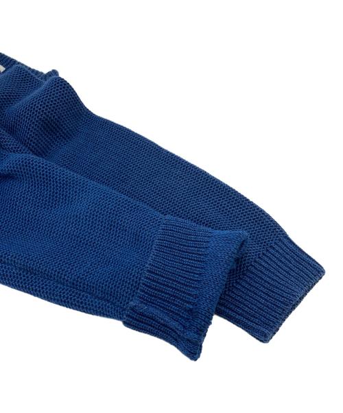 TOMORROW LAND（トゥモローランド）TOMORROW LAND (トゥモローランド) MERINO BASIC CREW NECK  KNIT 長袖ニット クルーネック ロングスリーブ ブルー サイズ:Sの古着・服飾アイテム