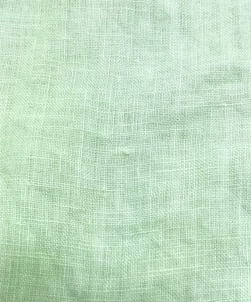 RALPH LAUREN（ラルフローレン）RALPH LAUREN (ラルフローレン) リネンボタンダウンシャツ　グラデーションシャツ　麻シャツ　ビックシルエット グリーン サイズ:3XBの古着・服飾アイテム