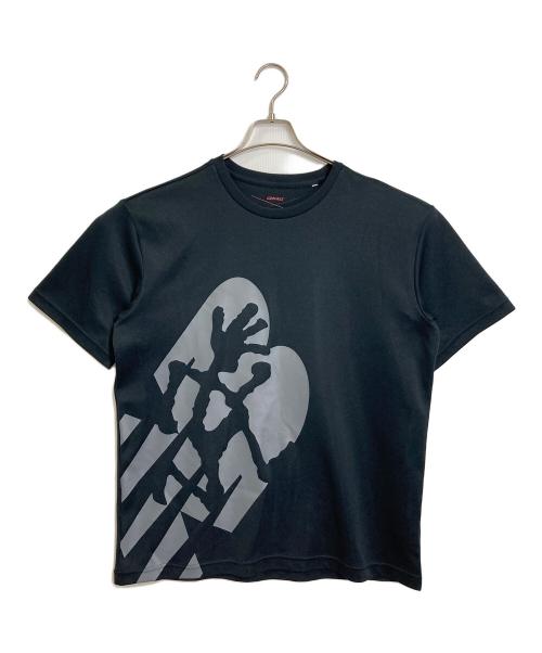 GRAMICCI（グラミチ）GRAMICCI (グラミチ) NEW BALANCE (ニューバランス) NBロゴ＆ランニングマンTシャツ　半袖カットソー　スポーツ　アウトドア ブラック サイズ:XLの古着・服飾アイテム