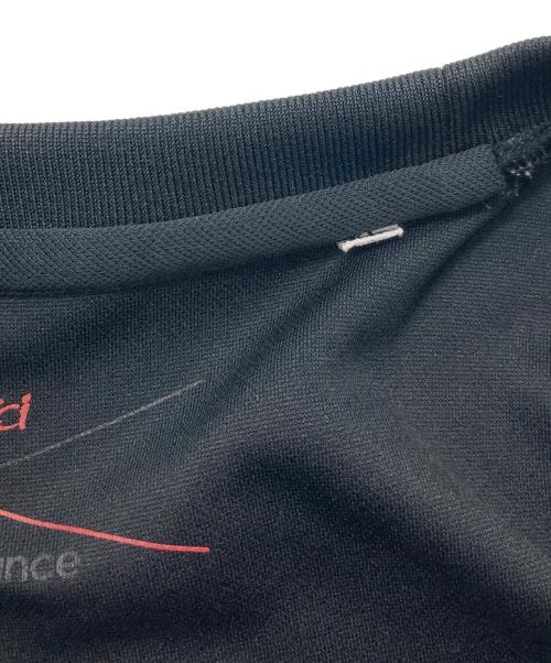 GRAMICCI（グラミチ）GRAMICCI (グラミチ) NEW BALANCE (ニューバランス) NBロゴ＆ランニングマンTシャツ　半袖カットソー　スポーツ　アウトドア ブラック サイズ:XLの古着・服飾アイテム