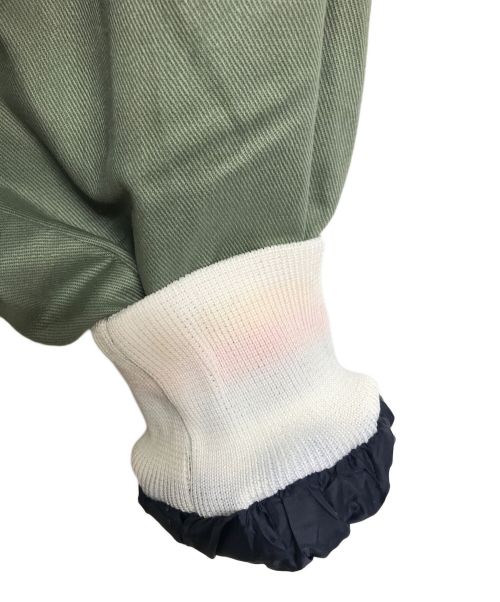 JH Design（ジェイエイチデザイン）JH Design (ジェイエイチデザイン) 【古着】M&MS 90’Sレーシングジャケット　90年代　企業ロゴ　刺繍ジャケット　Racing jacket オリーブ サイズ:Lの古着・服飾アイテム