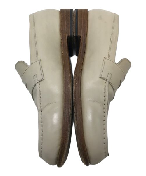 Jalan Sriwijaya（ジャランスリウァヤ）Jalan Sriwijaya (ジャランスリウァヤ) ローファー　レザーシューズ アイボリー サイズ:5の古着・服飾アイテム