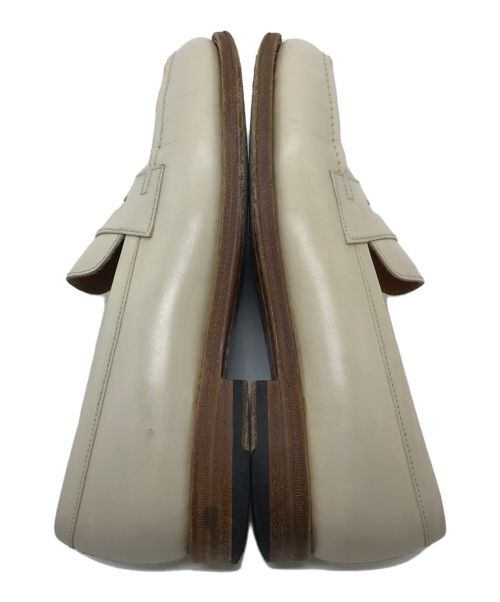 Jalan Sriwijaya（ジャランスリウァヤ）Jalan Sriwijaya (ジャランスリウァヤ) ローファー　レザーシューズ アイボリー サイズ:5の古着・服飾アイテム