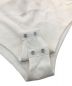 中古・古着 TW (トゥ) Needles (ニードルズ) 刺繍パピヨンサイドカットタンクトップボディースーツ Side Cut Rib Bodysuit ホワイト サイズ:M：4500円