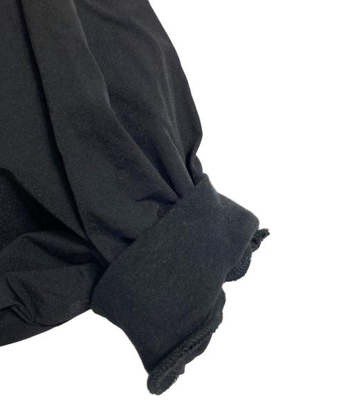 Thousand Mile（サウザンドマイル）Thousand Mile (サウザンドマイル) FREAK'S STORE (フリークスストア) パフスリーブナイロンワンピース　ロングワンピース ブラック サイズ:実寸参照の古着・服飾アイテム