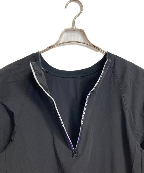 Thousand Mile（サウザンドマイル）Thousand Mile (サウザンドマイル) FREAK'S STORE (フリークスストア) パフスリーブナイロンワンピース　ロングワンピース ブラック サイズ:実寸参照の古着・服飾アイテム