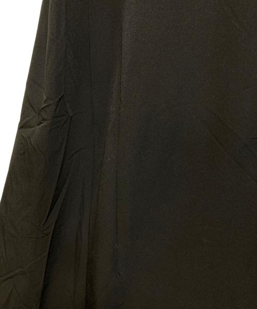 Thousand Mile（サウザンドマイル）Thousand Mile (サウザンドマイル) FREAK'S STORE (フリークスストア) パフスリーブナイロンワンピース　ロングワンピース ブラック サイズ:実寸参照の古着・服飾アイテム