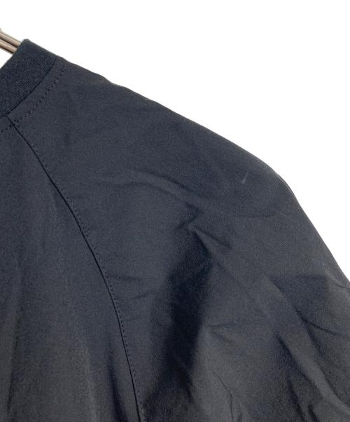 Thousand Mile（サウザンドマイル）Thousand Mile (サウザンドマイル) FREAK'S STORE (フリークスストア) パフスリーブナイロンワンピース　ロングワンピース ブラック サイズ:実寸参照の古着・服飾アイテム