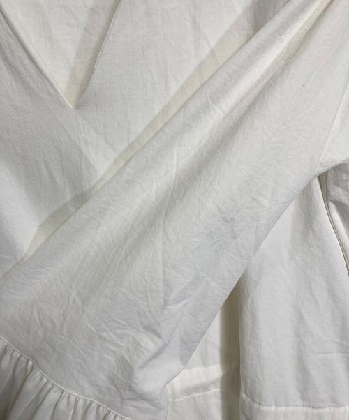 ELIN（エリン）ELIN (エリン) Ron Herman (ロンハーマン) ベルスリーブワンピース　ロングワンピース　日本製 ホワイト サイズ:00の古着・服飾アイテム