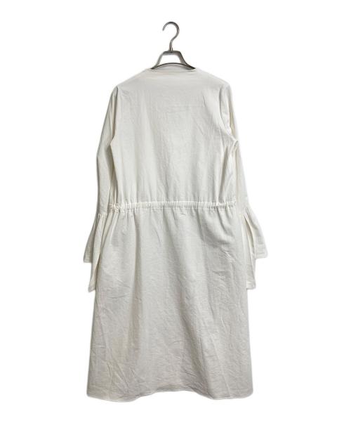 ELIN（エリン）ELIN (エリン) Ron Herman (ロンハーマン) ベルスリーブワンピース　ロングワンピース　日本製 ホワイト サイズ:00の古着・服飾アイテム