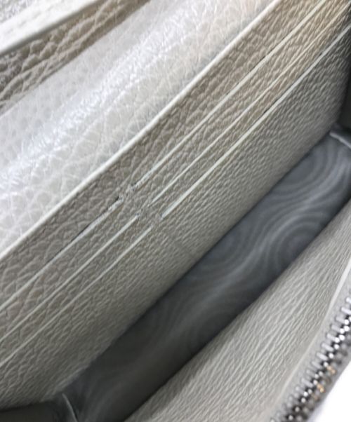 Maison Margiela（メゾンマルジェラ）Maison Margiela (メゾンマルジェラ) 4ステッチ チェーン ウォレット　ウォレットバッグ　ショルダーバッグ ホワイト サイズ:実寸参照の古着・服飾アイテム