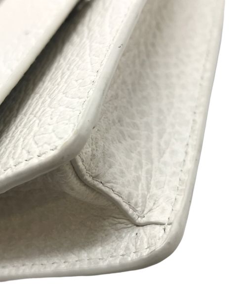 Maison Margiela（メゾンマルジェラ）Maison Margiela (メゾンマルジェラ) 4ステッチ チェーン ウォレット　ウォレットバッグ　ショルダーバッグ ホワイト サイズ:実寸参照の古着・服飾アイテム