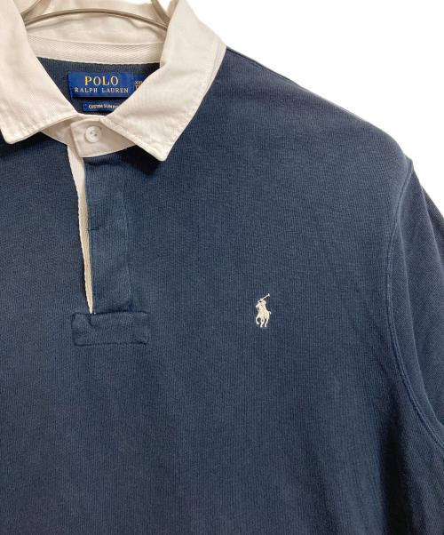 POLO RALPH LAUREN（ポロ・ラルフローレン）POLO RALPH LAUREN (ポロ・ラルフローレン) ポニー刺繍ラガーシャツ　半袖シャツ　オーバーサイズ ネイビー サイズ:XXLの古着・服飾アイテム