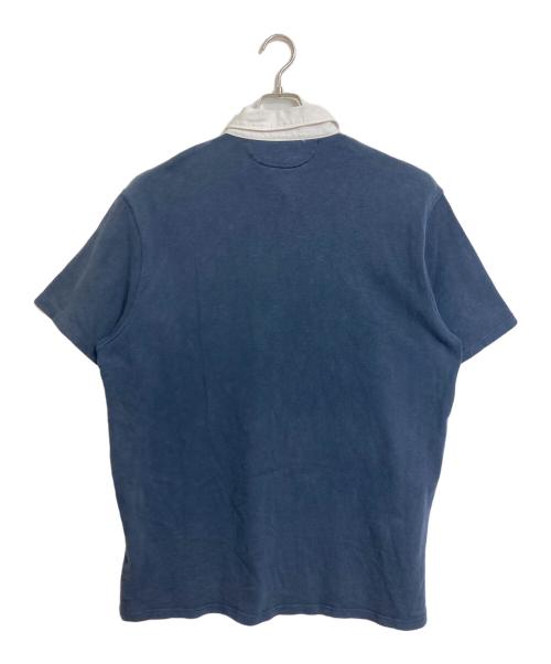 POLO RALPH LAUREN（ポロ・ラルフローレン）POLO RALPH LAUREN (ポロ・ラルフローレン) ポニー刺繍ラガーシャツ　半袖シャツ　オーバーサイズ ネイビー サイズ:XXLの古着・服飾アイテム