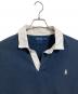 POLO RALPH LAUREN (ポロ・ラルフローレン) ポニー刺繍ラガーシャツ　半袖シャツ　オーバーサイズ ネイビー サイズ:XXL：3500円
