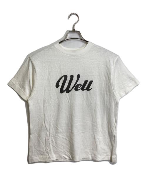 Americana（アメリカーナ）Americana (アメリカーナ) WELL Tシャツ　半袖カットソー　Tee  Deuxieme Classe取扱 ホワイト×ブラック サイズ:999 未使用品の古着・服飾アイテム