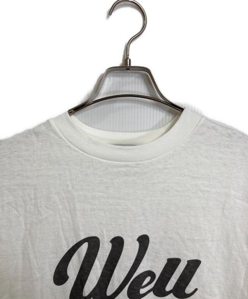 Americana（アメリカーナ）Americana (アメリカーナ) WELL Tシャツ　半袖カットソー　Tee  Deuxieme Classe取扱 ホワイト×ブラック サイズ:999 未使用品の古着・服飾アイテム