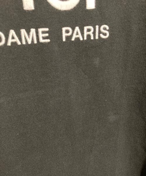 A.P.C.（アーペーセー）A.P.C. (アーペーセー) HOMME S/S TEE 半袖カットソー　Tシャツ　Tee  ロゴ刺繍　日本製 ブラック サイズ:Sの古着・服飾アイテム